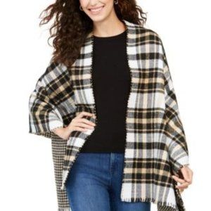 Charter Club Women's Reversible Plaid Wrap